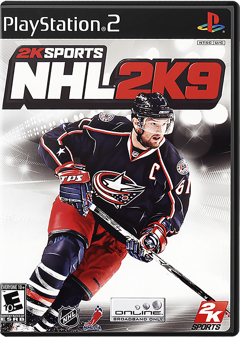 NHL 2K9 box art for Playstation 2